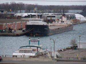 Lake freighter Quebecois, moored at the Toronto portlands -b.jpg