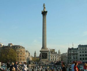 Nelson's Column Looking Towards Westminster - Trafalgar Square - London - 240404.jpg